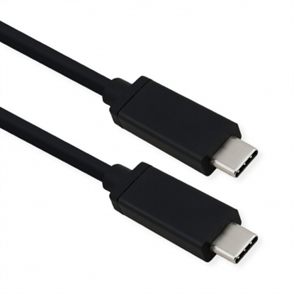 Attēls no VALUE USB4 Gen 3 Cable, PD (Power Delivery) 20V5A, with Emark, C-C, M/M, 40 Gbit