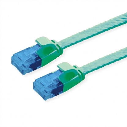 Picture of VALUE UTP Patch Cord, Cat.6A (Class EA), extra-flat, green, 0.5 m
