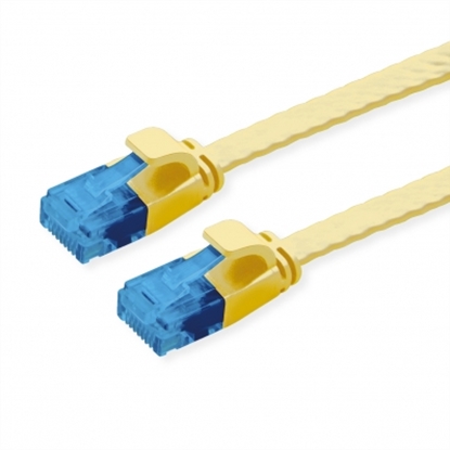 Picture of VALUE UTP Patch Cord, Cat.6A (Class EA), extra-flat, yellow, 0.5 m