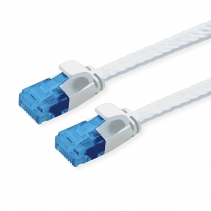 Picture of VALUE UTP Patch Cord, Cat.6A (Class EA), extra-flat, white, 1 m