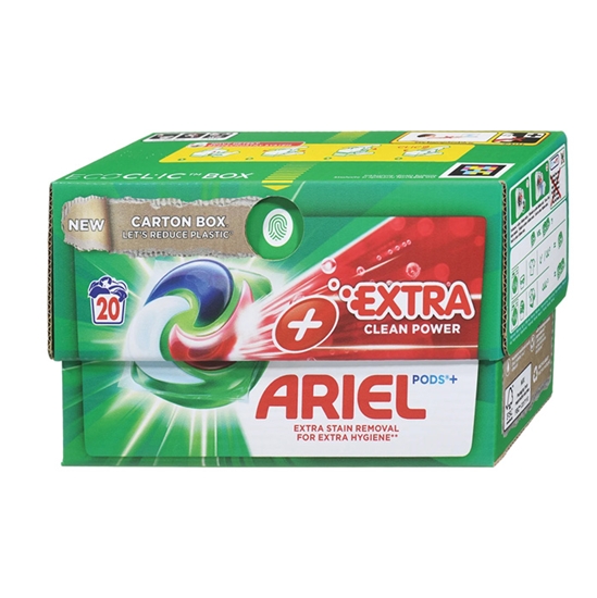 Picture of Veļas mazg.kapsulas Ariel Extra Clean 20gab.