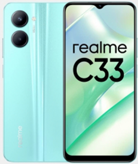 Изображение Viedtālrunis Realme C33 64GB Aqua Blue