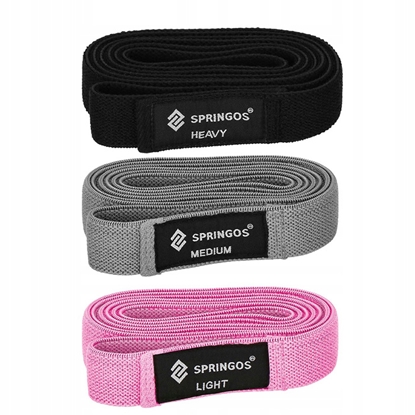 Attēls no Vingrošanas gumijas 3gab. pretestības 1-9/9-14/13-18kg