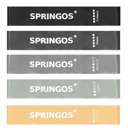 Attēls no Vingrošanas gumijas 5gab. dažādas pretestības, 1-20kg