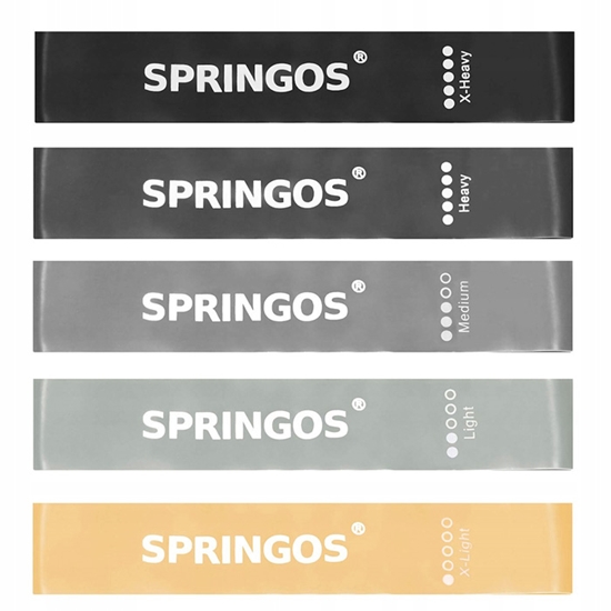 Picture of Vingrošanas gumijas 5gab. dažādas pretestības, 1-20kg