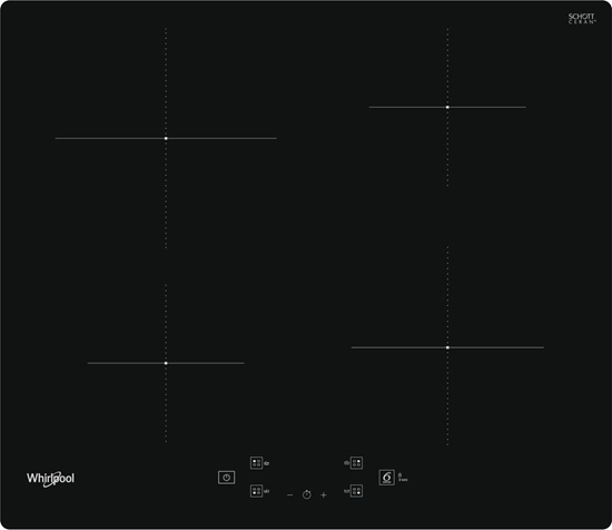 Изображение Whirlpool WS Q2160 NE hob Black Built-in 59 cm Zone induction hob 4 zone(s)