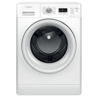 Attēls no WHIRLPOOL Washing machine FFL 7259 W EE, 7 kg, 1200 rpm, Energy class B, Depth 57.5 cm