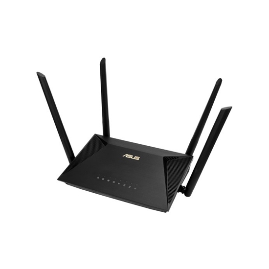 Picture of Wireless Router|ASUS|Wireless Router|1800 Mbps|Mesh|Wi-Fi 5|Wi-Fi 6|IEEE 802.11n|USB|1 WAN|3x10/100/1000M|Number of antennas 4|RT-AX1800U