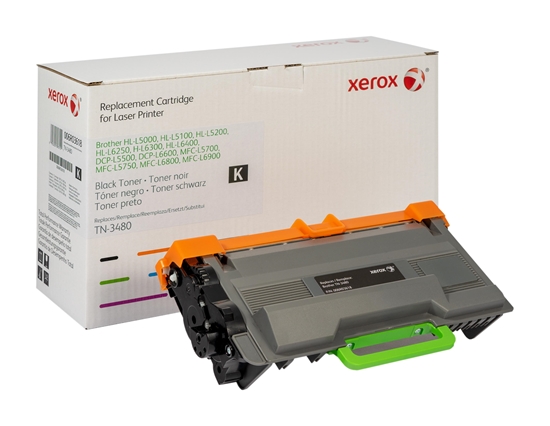 Изображение Everyday Remanufactured Black Toner by Xerox replaces Brother TN3480, High Capacity