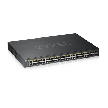 Picture of Zyxel GS1920-48HPV2 Managed Gigabit Ethernet (10/100/1000) Power over Ethernet (PoE) Black