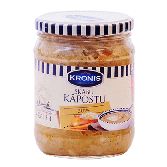 Изображение Zupa skābo kāpostu Kronis  440g
