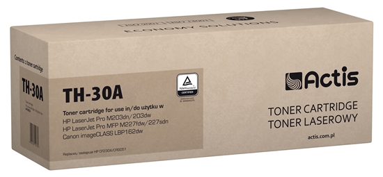 Picture of Actis TH-30A toner (replacement for HP 30A CF230A; Standard; 1600 pages; black)