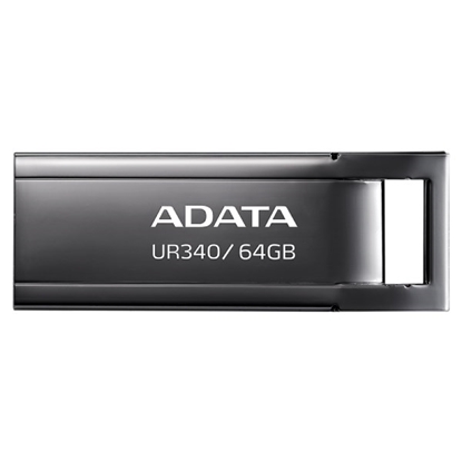 Attēls no ADATA UR340 USB flash drive 64 GB USB Type-A 3.2 Gen 2 (3.1 Gen 2) Black