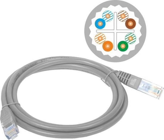 Изображение Alantec Patch-cord U/UTP kat.6A LSOH 1.0m szary (KKU6ASZA1.0)