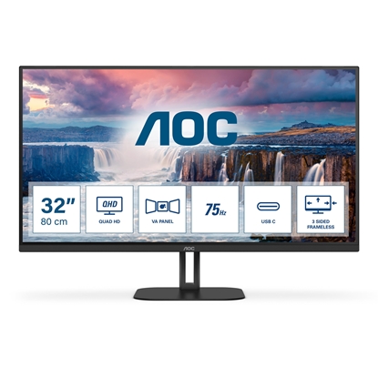 Attēls no AOC V5 Q32V5CE computer monitor 80 cm (31.5") 2560 x 1440 pixels Quad HD LED Black