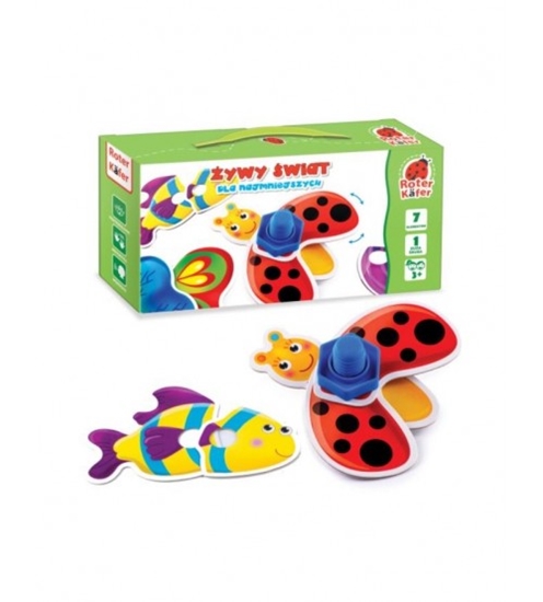 Picture of Attīstošā spēle ar skrūvēm un uzgriežņiem Dzīvnieki 3+ FB056578