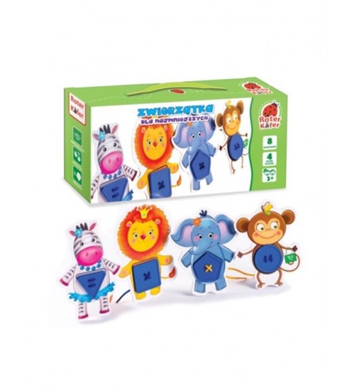 Picture of Attīstošā spēle ar šņorēm Dzīvnieki 3+ FB056585