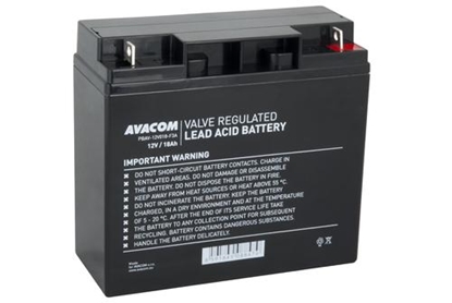 Изображение Avacom Avacom baterie Standard, 12V, 18Ah, PBAV-12V018-F3A