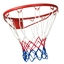 Picture of Basketbola gredzens 43cm ar tīklu Enero sarkans