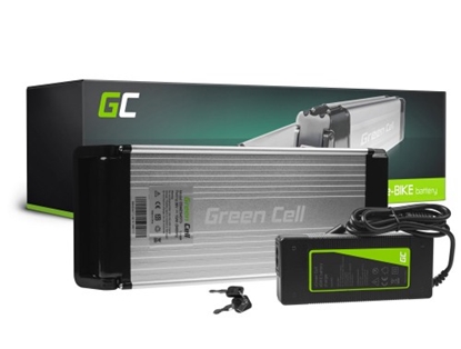 Attēls no Battery Green Cell 36V 15Ah 522Wh Rear Rack for E-Bike Pedelec