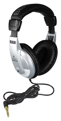 Picture of Behringer HPM1000 headphones/headset Wired Music Black, Silver