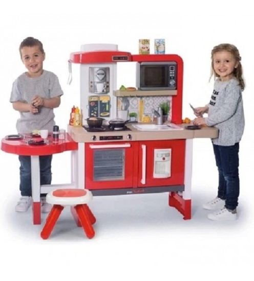 Изображение Bērnu virtuves plīts ar piederumiem Smoby Tefal Evolutionary Kitchen Gourmet ar cepeškrāsni augstums 134 cm 312302