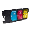 Picture of Brother LC1100RBWBP ink cartridge 3 pc(s) Original Cyan, Magenta, Yellow