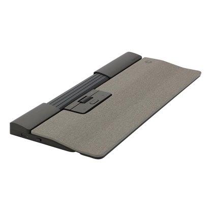 Attēls no Contour Design SliderMouse Pro (Wired) with Regular wrist rest in fabric Light Grey