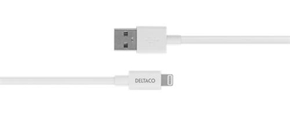 Attēls no Kabel USB Deltaco USB-A - Lightning 3 m Biały (IPLH-403)