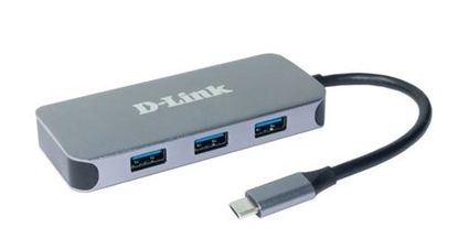 Attēls no D-Link 6-in-1 USB-C Hub with HDMI/Gigabit Ethernet/Power Delivery DUB-2335