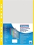 Изображение Donau Koszulki na dokumenty DONAU, PP, A4, krystal, 40mikr., kolorowy brzeg - óty, 100szt.