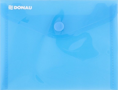 Picture of Donau Teczka kopertowa DONAU zatrzask, PP, A6, 180mikr., niebieska