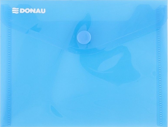 Picture of Donau Teczka kopertowa DONAU zatrzask, PP, A6, 180mikr., niebieska