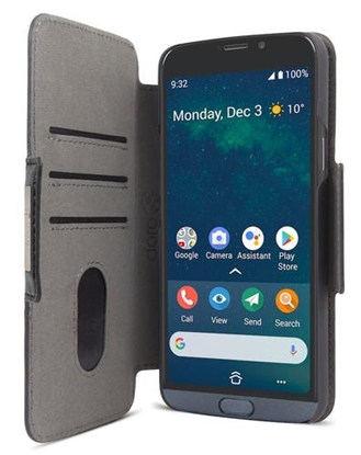 Picture of Doro 7645 mobile phone case 14.5 cm (5.7") Wallet case Black
