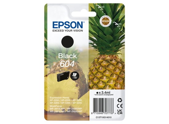 Изображение Epson ink cartridge black 604                       T 10G1