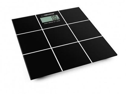 Изображение Esperanza EBS004 personal scale Rectangle Black Electronic personal scale