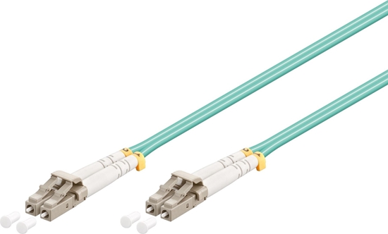 Picture of Goobay Wentronic goobay - Network cable - LC Multi- Mode (M) to LC Multi- Mode (M) - 1,0m - glass fiber - 50/125 Micrometer - OM3 - halogen free - Aquamarin (95751)