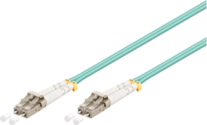Picture of Goobay Wentronic goobay - Network cable - LC Multi- Mode (M) to LC Multi- Mode (M) - 3,0m - glass fiber - 50/125 Micrometer - OM3 - halogen free - Aquamarin (95752)