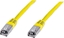 Picture of Goobay Wentronic Goobay CAT 6 Patch Cable, S/FTP (PiMF), yellow, 3 m - LSZH halogen free, copper (68302)
