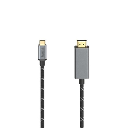 Изображение Kabel USB Hama USB-C - HDMI 1.5 m Czarny (002005070000)