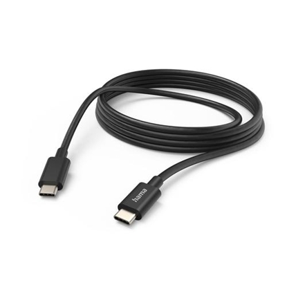 Изображение Kabel USB Hama USB-C - USB-C 3 m Czarny (002015930000)