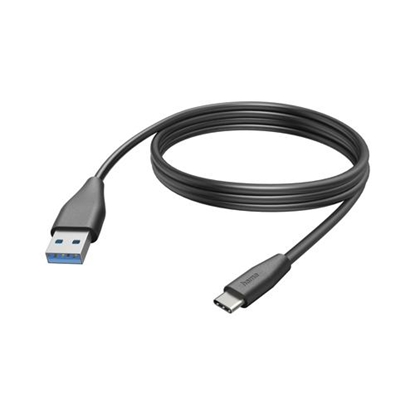 Изображение Kabel USB Hama USB-A - USB-C 3 m Czarny (002015970000)