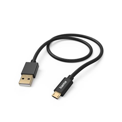 Изображение Kabel USB Hama USB-A - micro-B 1.5 m Czarny (002015430000)