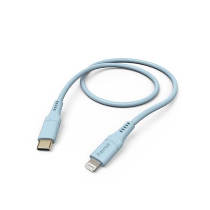 Изображение Kabel USB Hama Lightning - USB-C 1.5 m Niebieski (002015720000)