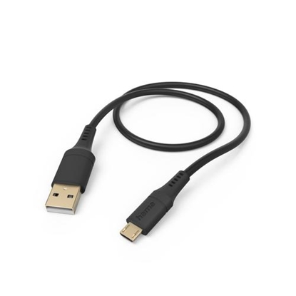 Изображение Kabel USB Hama USB-A - micro-B 1.5 m Czarno-biały (002015640000)