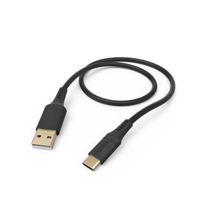 Изображение Kabel USB Hama USB-A - USB-C 1.5 m Czarny (002015700000)