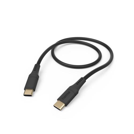 Изображение Kabel USB Hama USB-C - USB-C 1.5 m Czarny (002015760000)