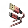 Изображение Kabel USB Hama USB-C - Lightning 1.5 m Czerwony (001833100000)