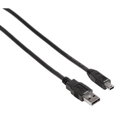 Изображение Hama USB 2.0 Connection Cable, 1.8m USB cable USB A Mini-USB B Black