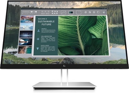 Изображение HP E24u G4 computer monitor 60.5 cm (23.8") 1920 x 1080 pixels Full HD LCD Black, Silver